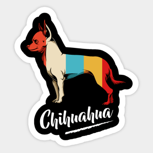 Chihuahua - Retro Style Dog Vintage Puppy Sticker